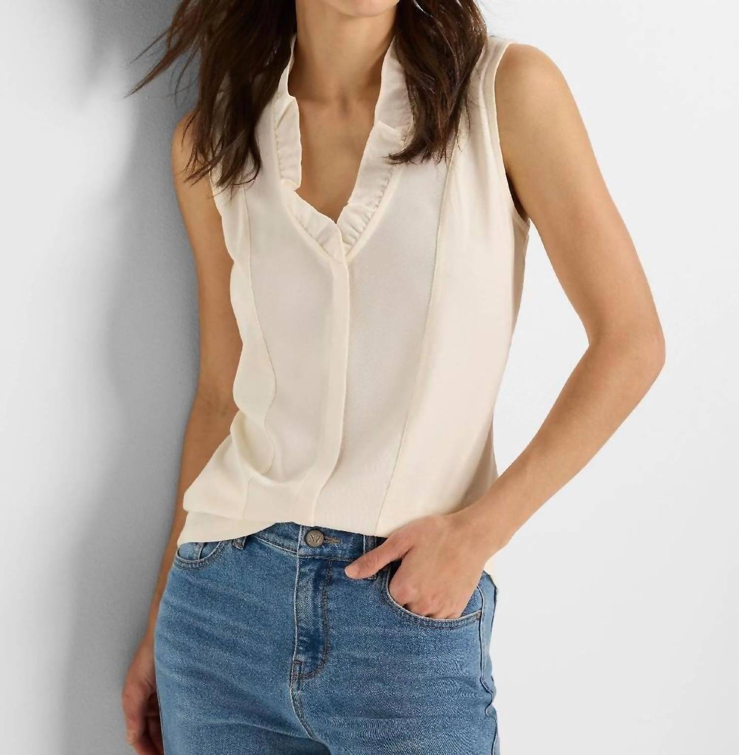 Nic + Zoe - Ruffled Around Tank