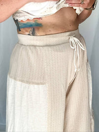 Bucketlist - Women's Sun Chaser Color-block Wide Leg Pants