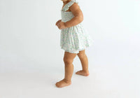 Posh Peanut - Girls Smocked Babydoll Bummie 2 Piece Set