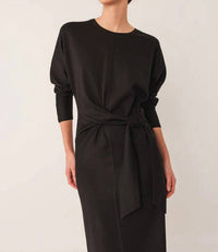 Indi & Cold - Women's Knotted Knit Dress