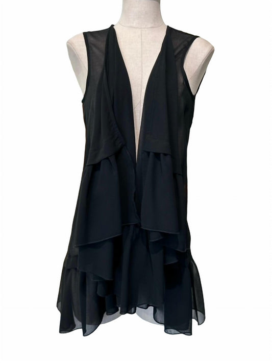 LARA RUFFLE VEST