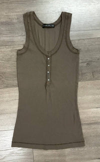 Crown Jewel - Hollywood Henley Tank Top
