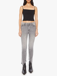 Mother - The Insider Crop Pointy Fray Jeans