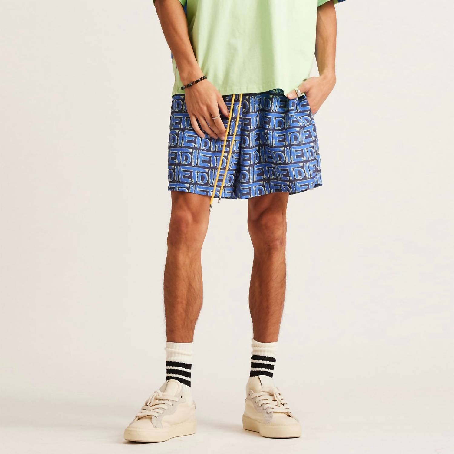Diet Starts Monday Men's Scribble Shorts in blue - men's shorts - view 4