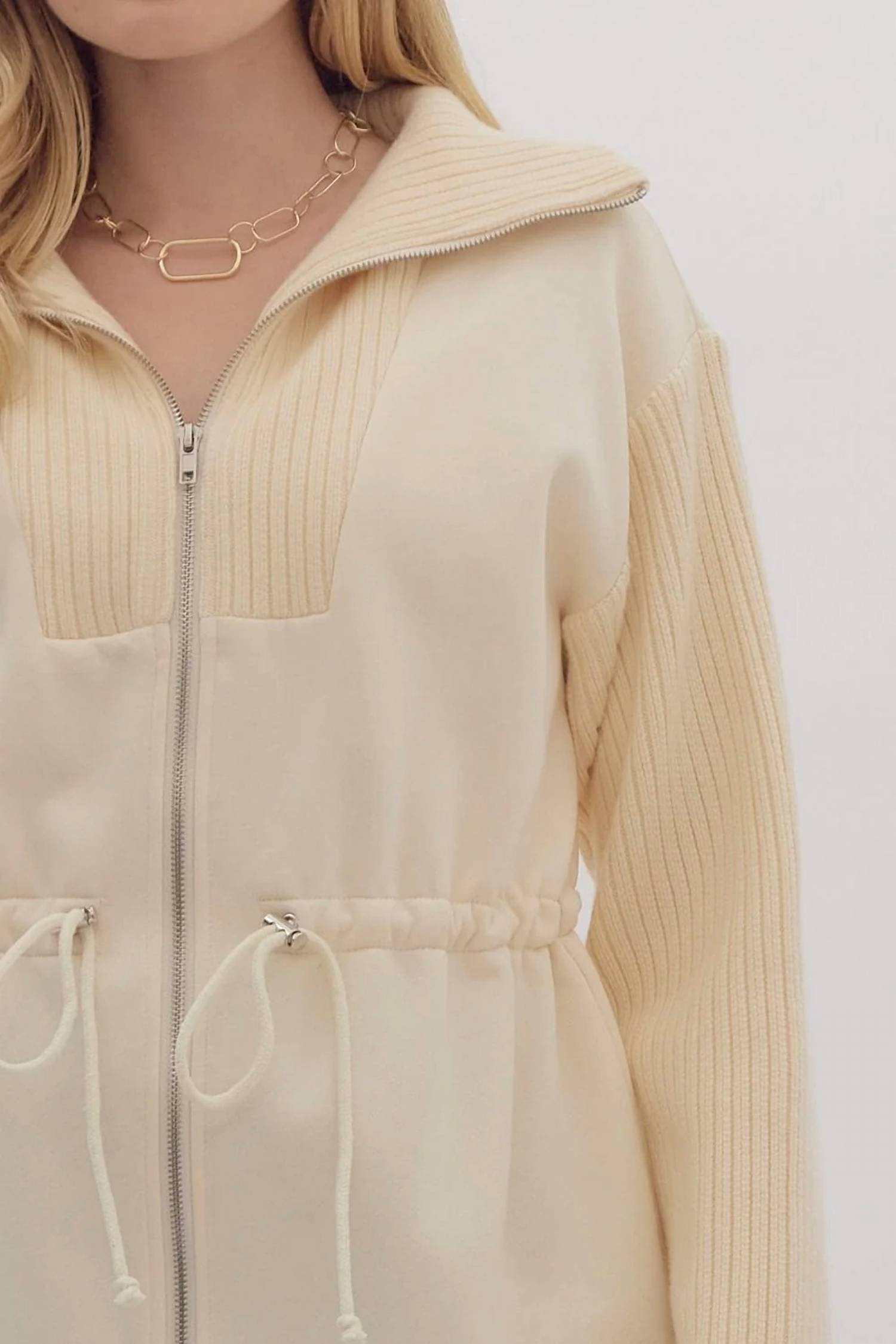 Entro - Drag Me Down Double Zipper Jacket