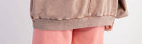 Easel - Butterfly Patch Washed Terry Knit Pullover