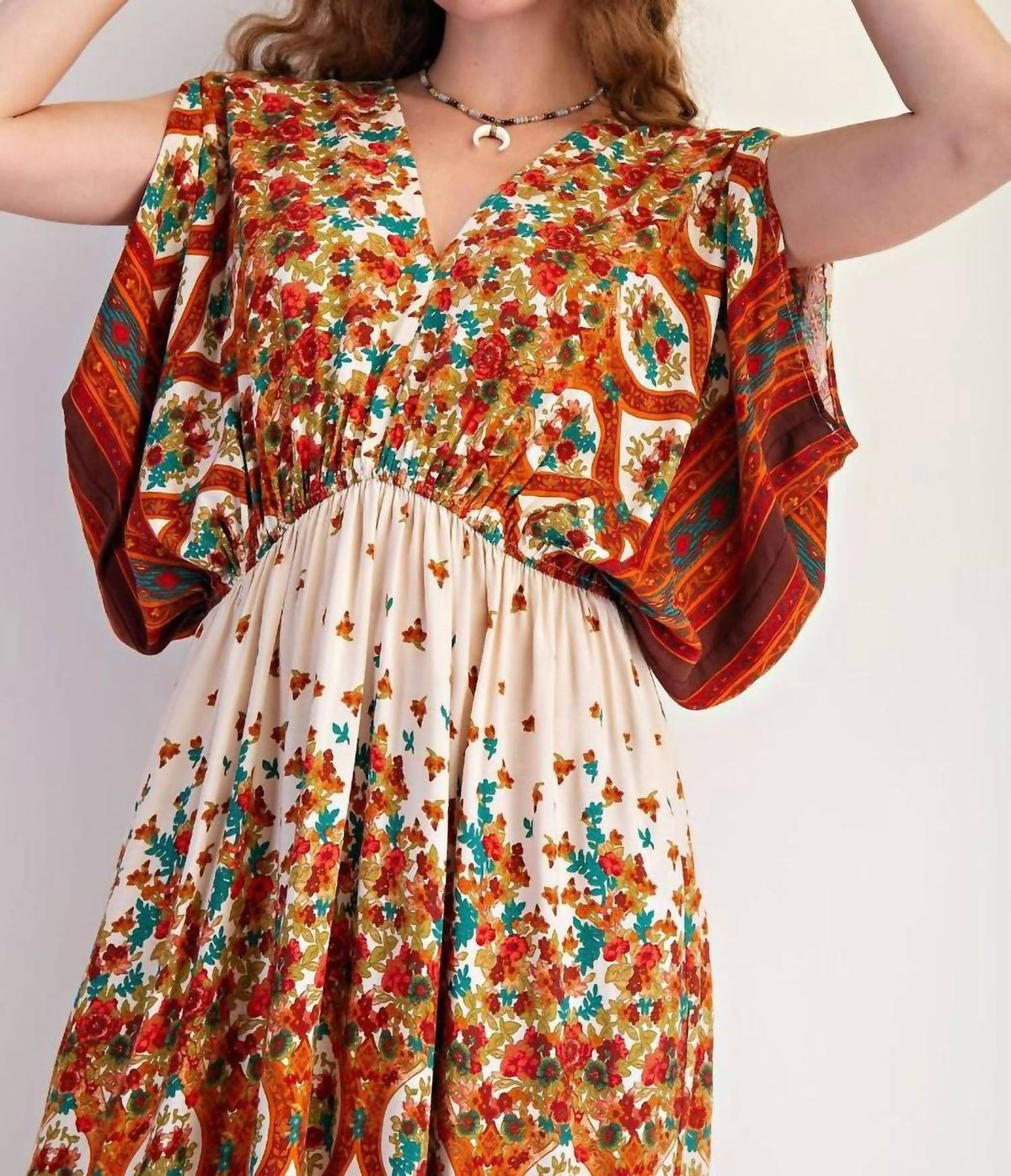 Easel - CHALLIS MAXI DRESS
