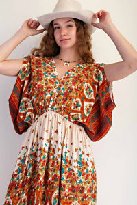 Easel - CHALLIS MAXI DRESS
