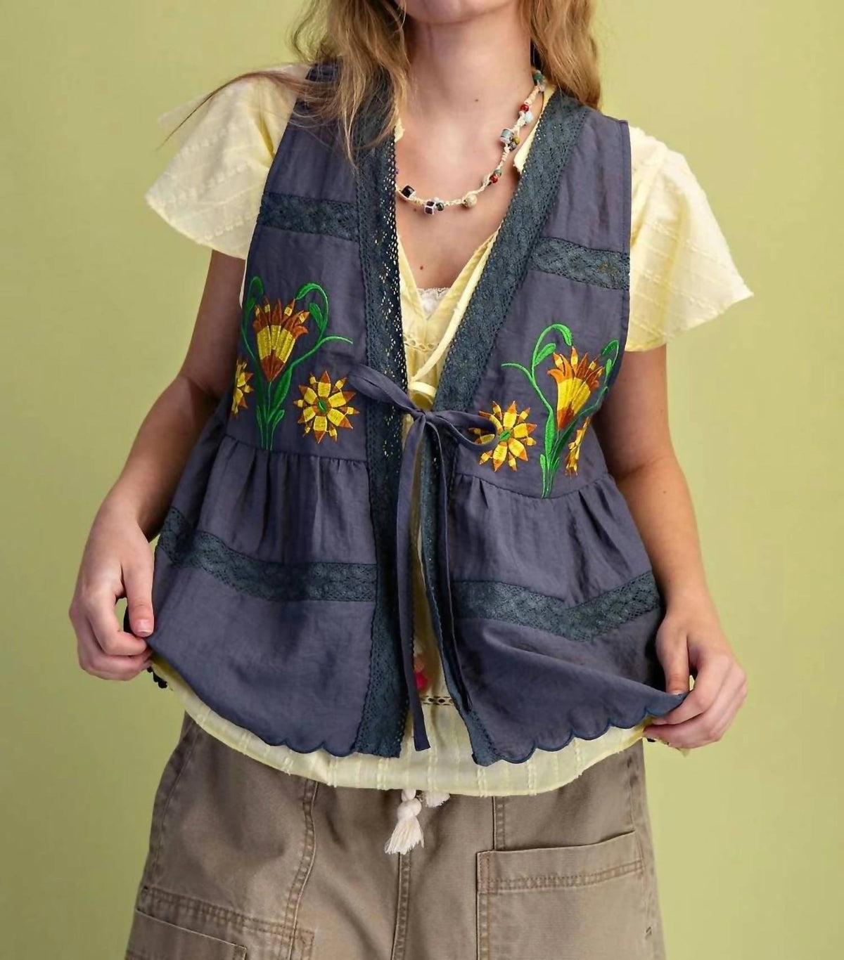 Easel - Embroidery Front Vest