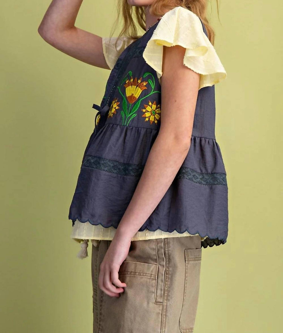 Easel - Embroidery Front Vest