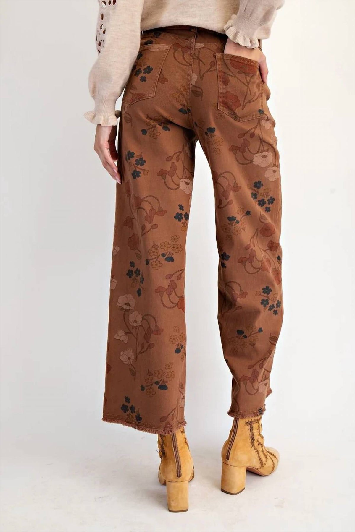 Easel - Flora Twill Pants