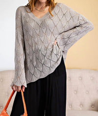 Easel - Gorgeous Lightweight Knit Sweater