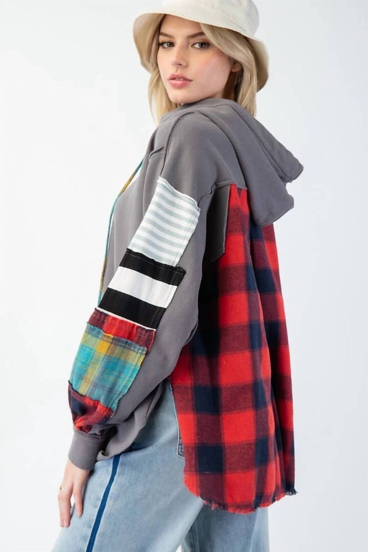 Easel - Loose Fit Pullover Hoodie