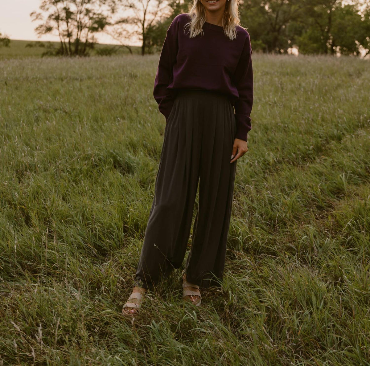 Easel - Rylee Wide-leg Pants