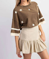 Easel - Washed Twill Skirt