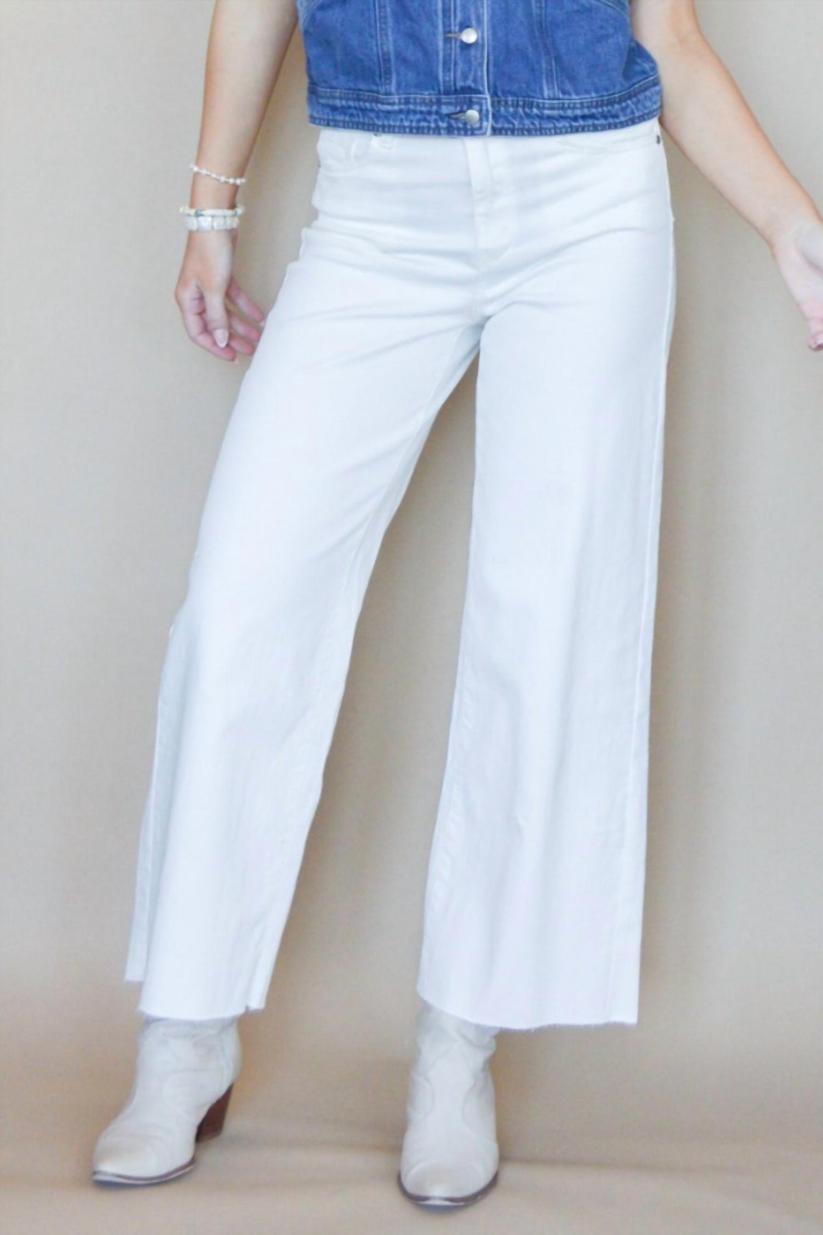 Easel - Wide Glide Wide Leg Twill Pants
