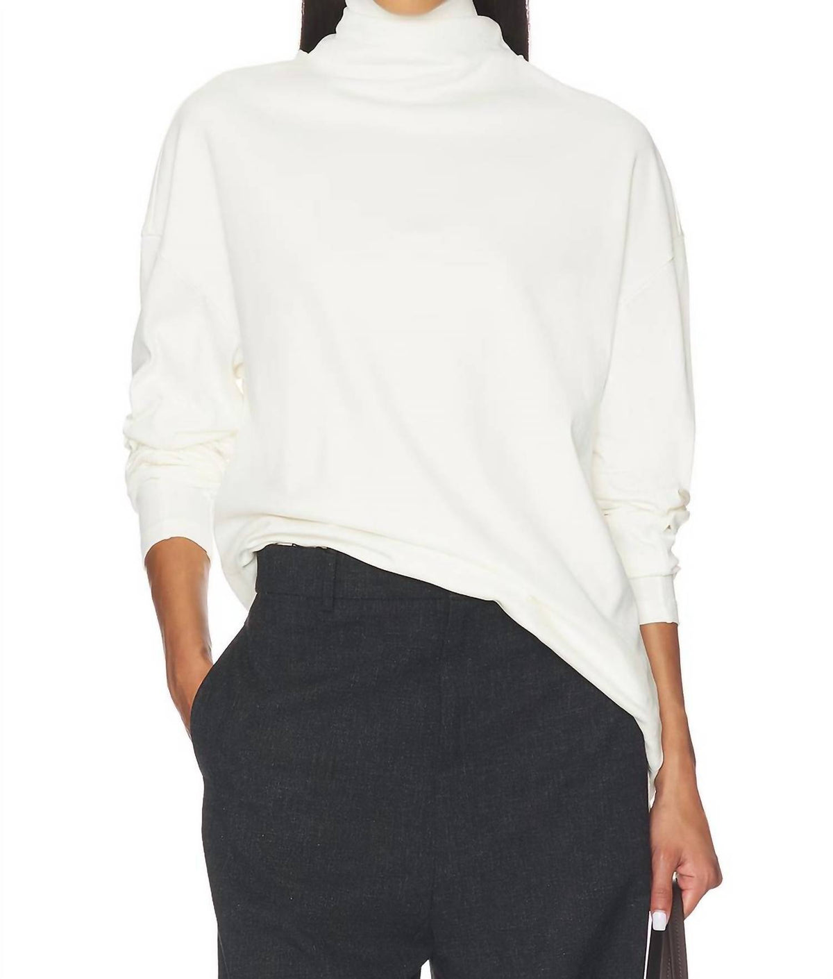 Eaves - Lene Tie Neck Tee