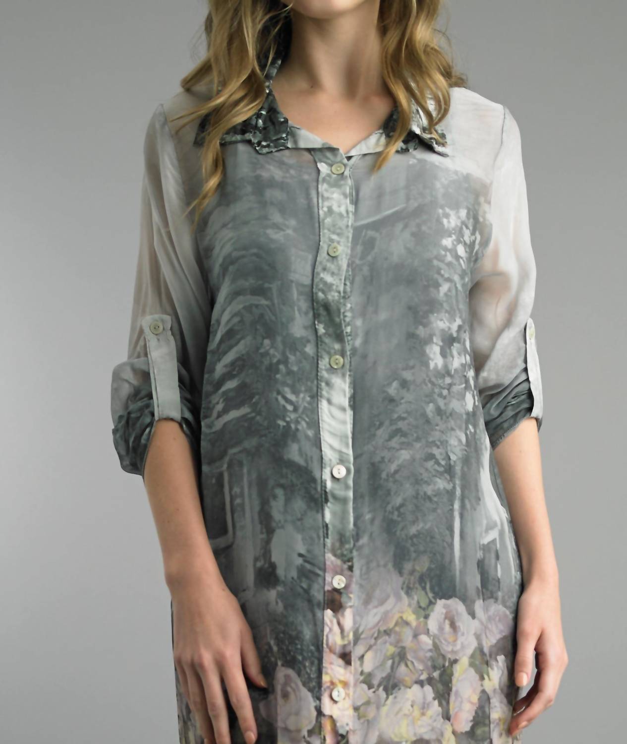 Tempo Paris - Ethereal Garden Silk Blend Maxi Dress