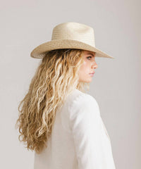 Gigi Pip Women's Codi Straw Cowboy Hat in natural - women's hat - alternate view