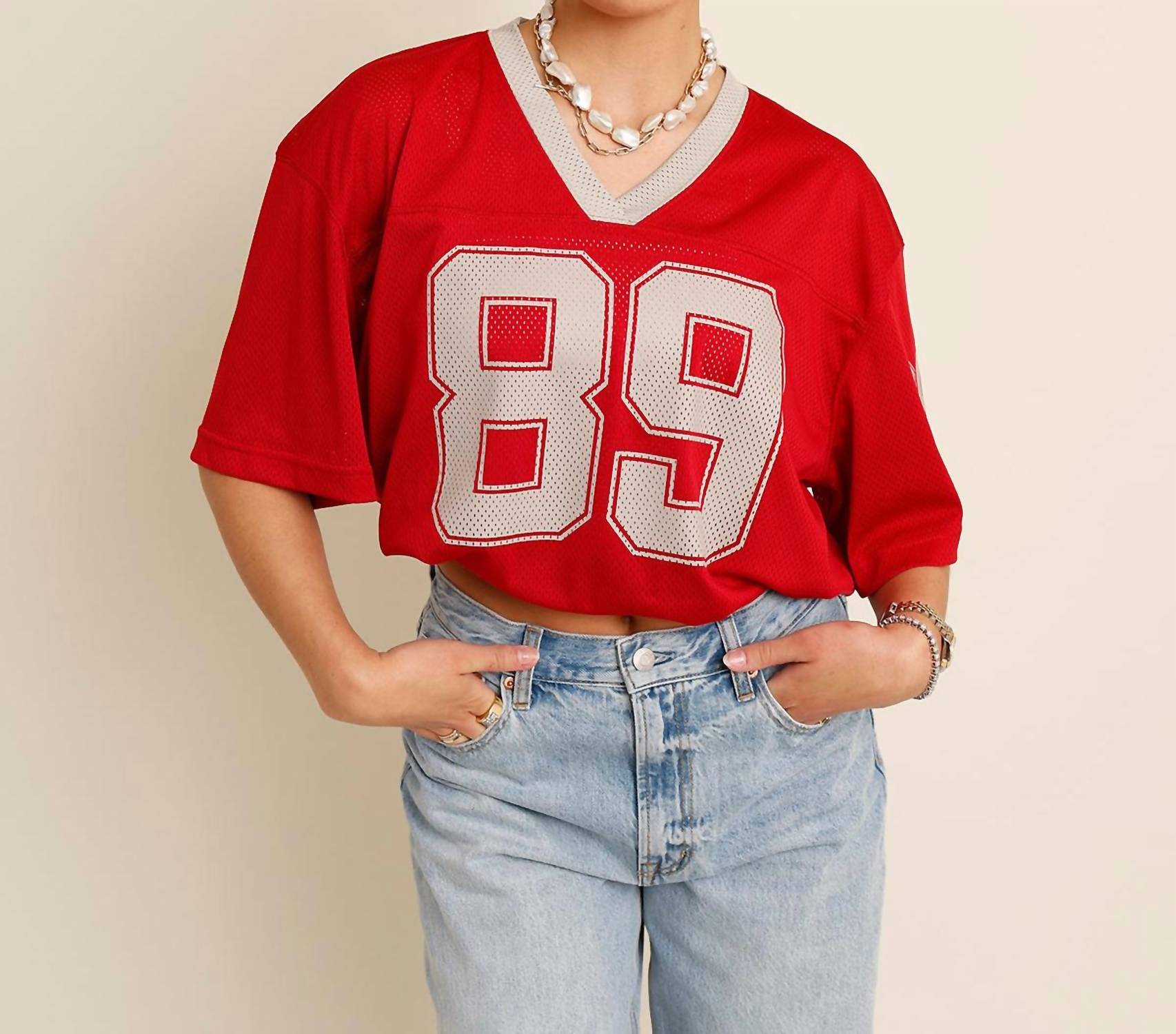 Mimosa - Eighty-fine Sporty Jersey Tee