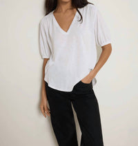 Nation Ltd - Edie Shirred Tee