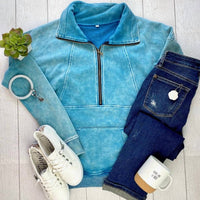 Michelle Mae - Vintage Wash Half-Zips