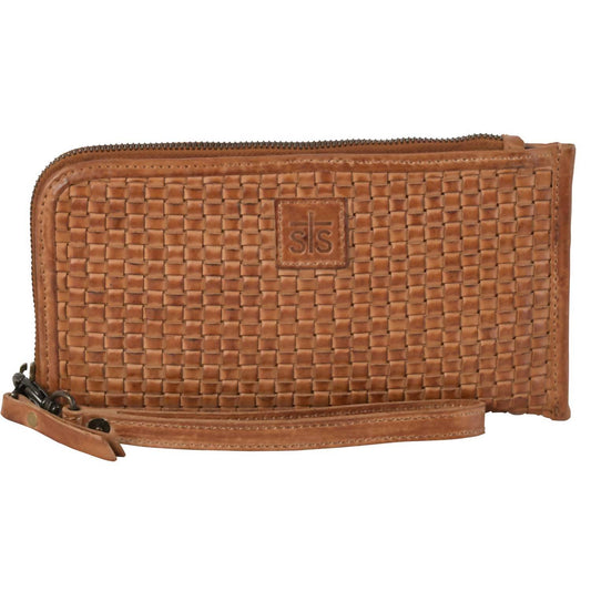 Sts Ranchwear - Sweet Grass Woven Leather Clutch