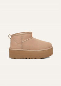 UGG Women's Classic Ultra Mini Platform Boots in sand - women's shoe