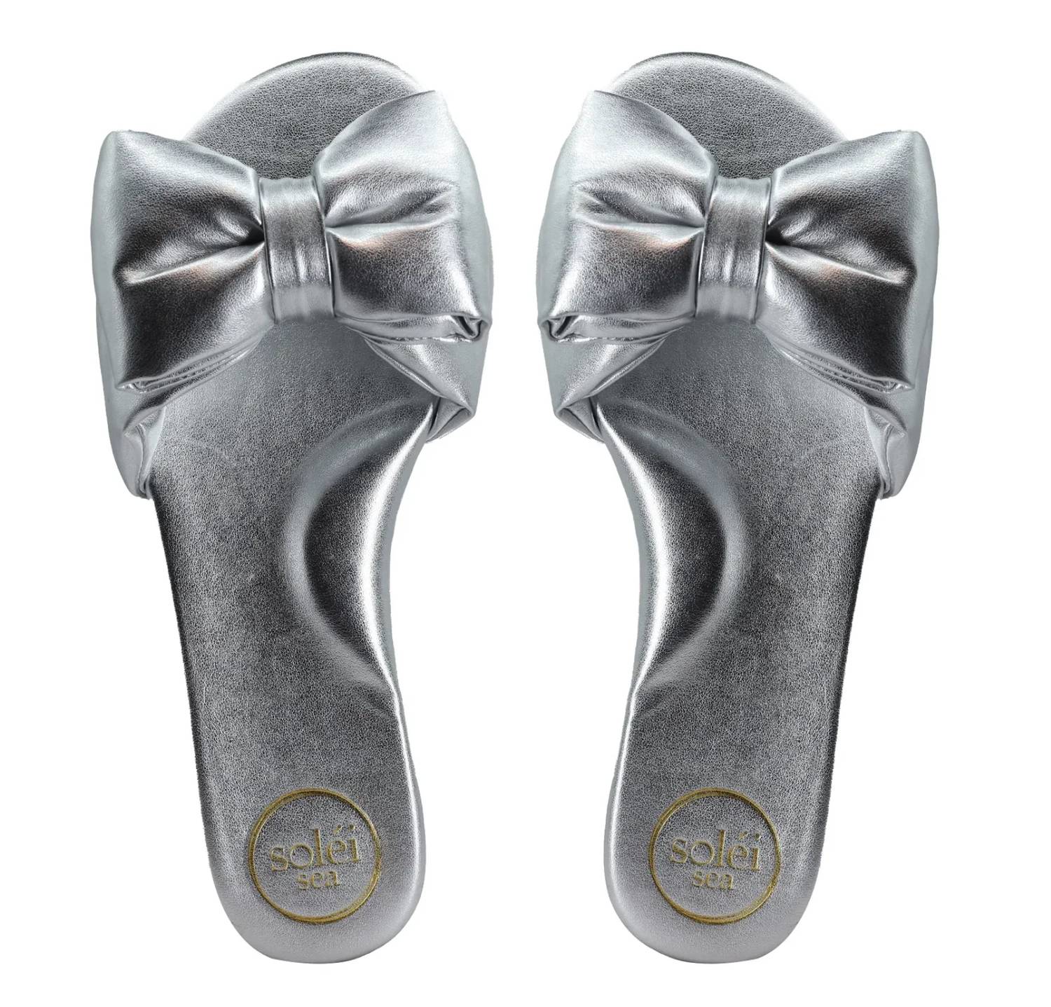 Solei Sea - Women's Rafie Bow Slide Sandals