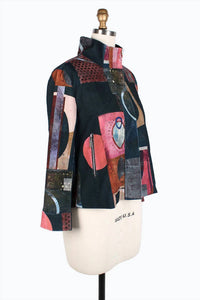 Damee - Women's Multi Pattern Biker Jacket