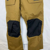 Gsou Snow Men’s Relaxed Fit Snow Bibs With Knee Reinforcements in brown - men's pants - view 8