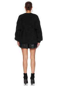 PINCH High Waist Pu Leather Shorts in black - women's shorts - detail view
