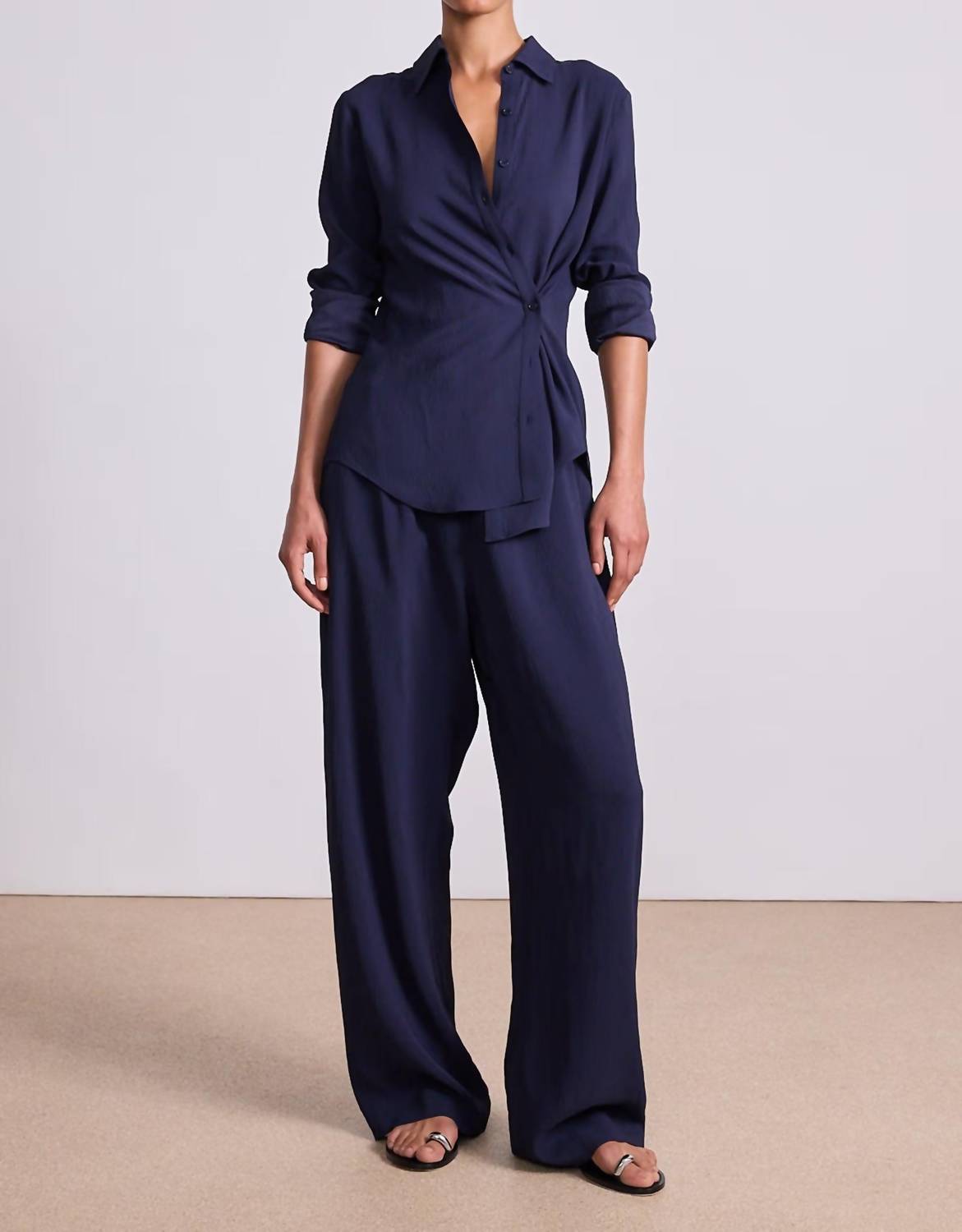 Apiece Apart - Sodi Wrap Button Up Top