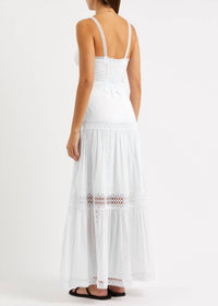 Charo Ruiz - Giogia Lace-trimmed Long Dress