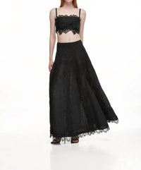 WAIMARI Resplandor Maxi Skirt in black - women's skirt