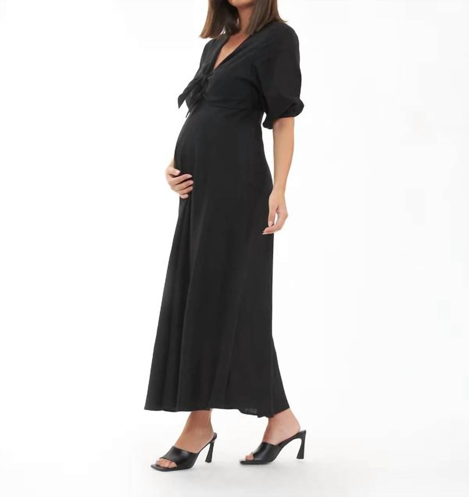 Ripe - Camille Tie Front Linen Dress