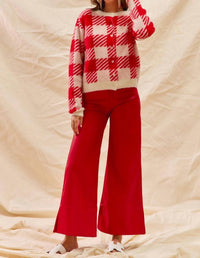 So Me - Regina Mid Rise Wide Faux Leather Pants