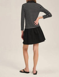 Velvet By Graham & Spencer - Sinead Stripe Mini Dress