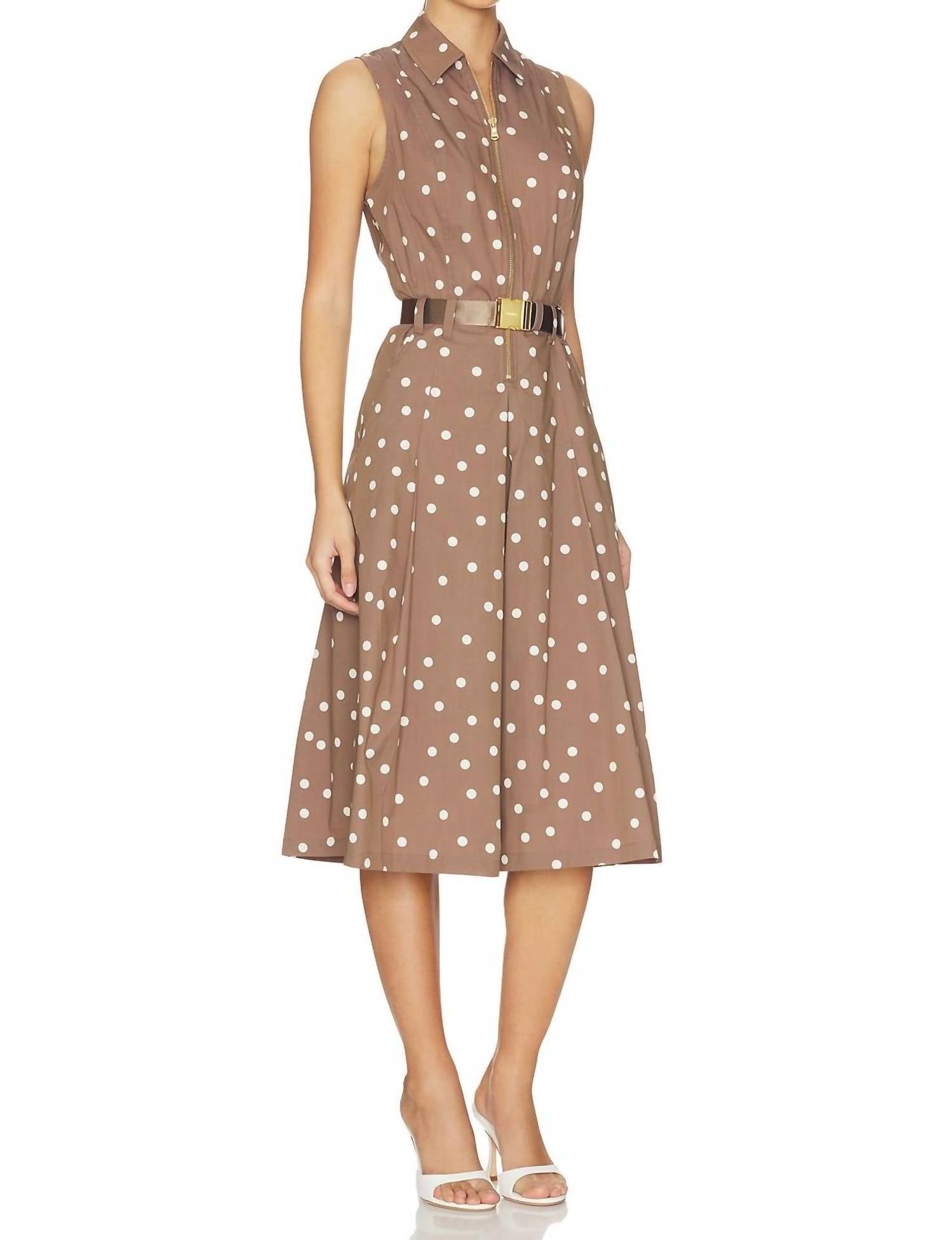 L'Agence - Kylo Belted Midi Shirt Dress