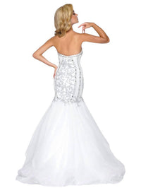 Mac Duggal - Strapless Mermaid Prom Dress
