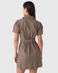 Brochu Walker Monaco Dress in terra - women's dress - alternate view