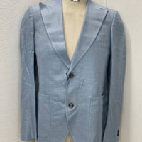 EMPORIO ARMANI Men's Tailored Blazer Jacket in blue - men's jacket