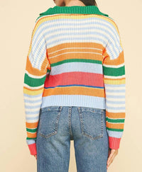 Pinch - Half Zip Stripe Pullover Sweater