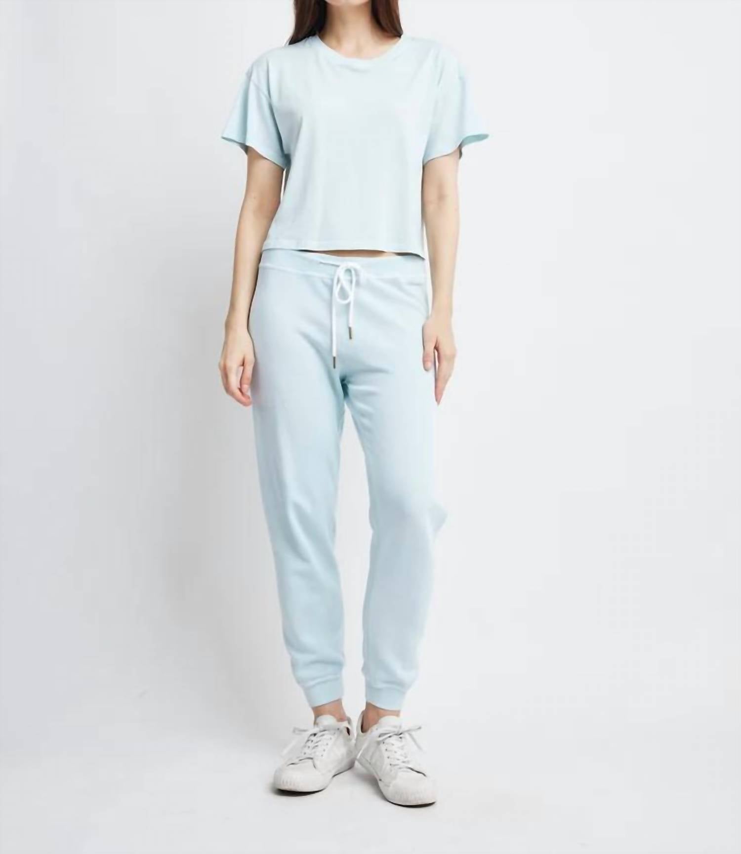 Self Contrast - Drew Crop T-shirt
