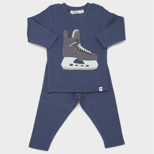 Oh Baby! - Baby's Hockey Skate Long Sleeve 2pc Set
