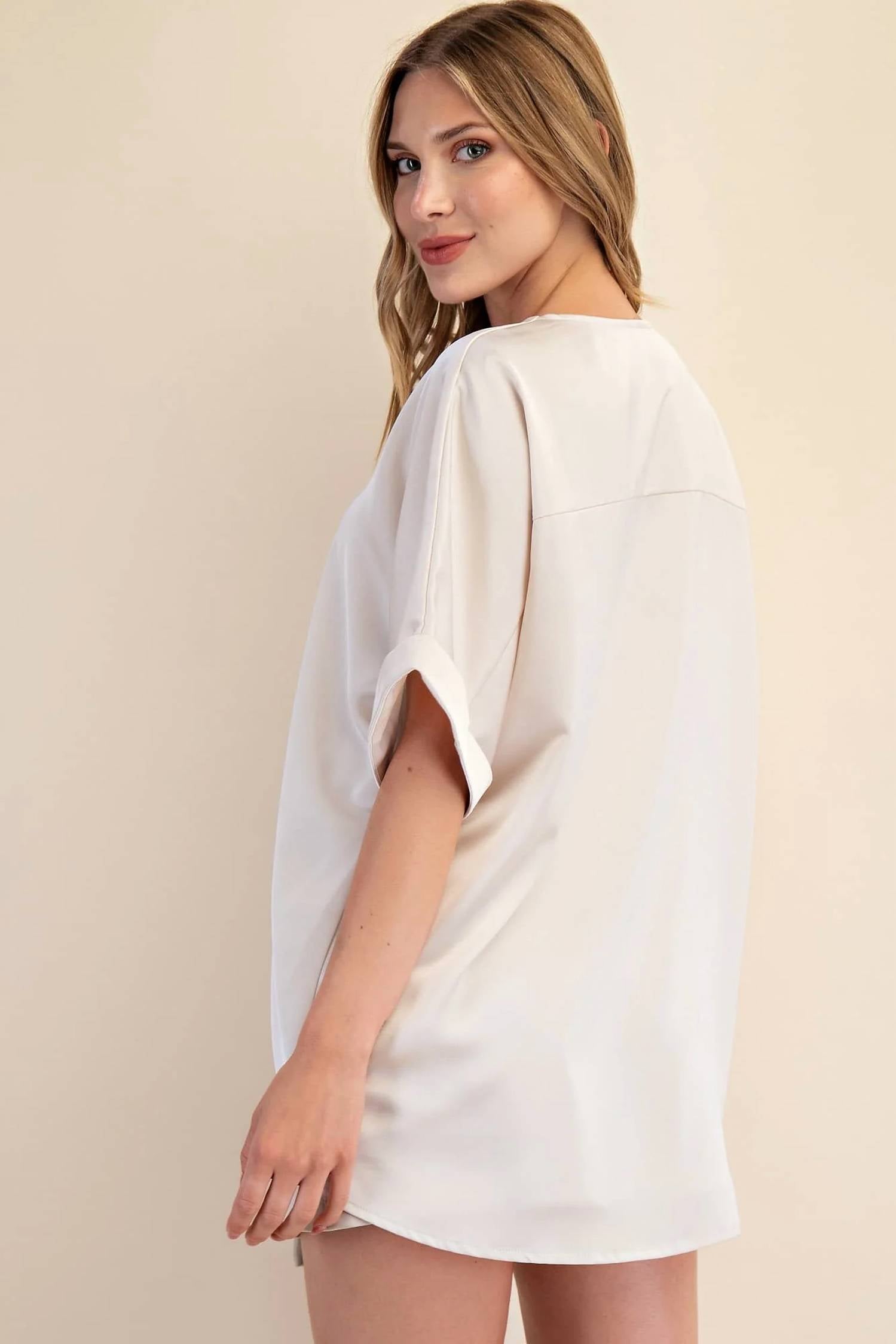 Glam - Reba V-neck Top