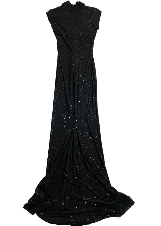 Michael Kors - Women's Sequin Mermaid Front Twist Evening Gown