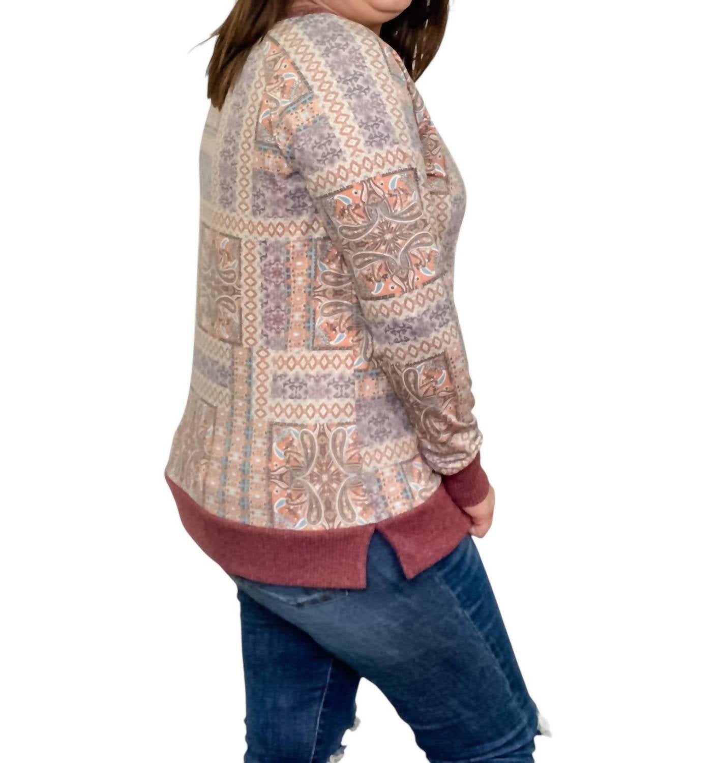 Honeyme - Paisley Weekender Top