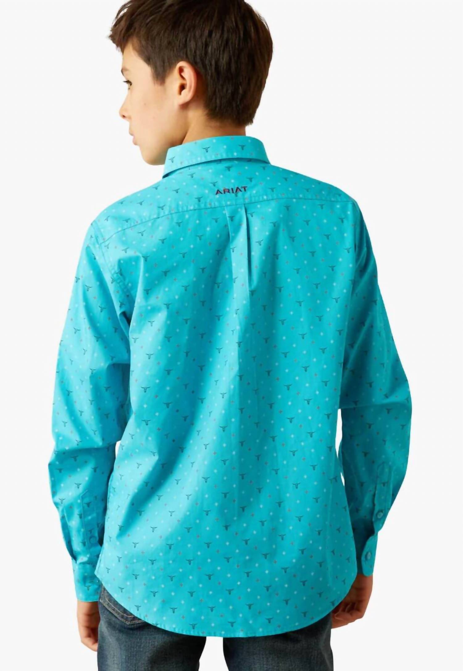 Ariat - Boy's Willke Long Sleeve Button Shirt