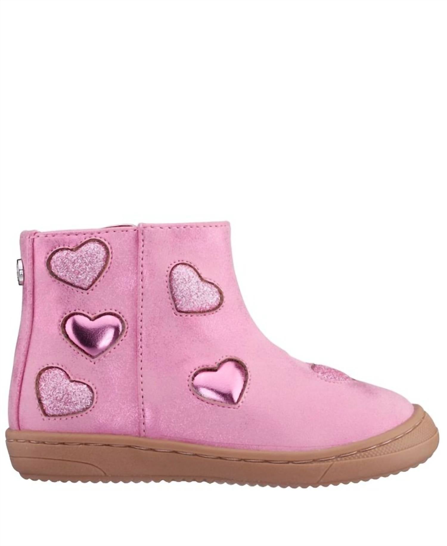 Nina Girls Mena Boots in pink metallic - kids' boots